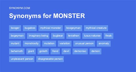 monster synonyms|Monster synonyms, monster antonyms